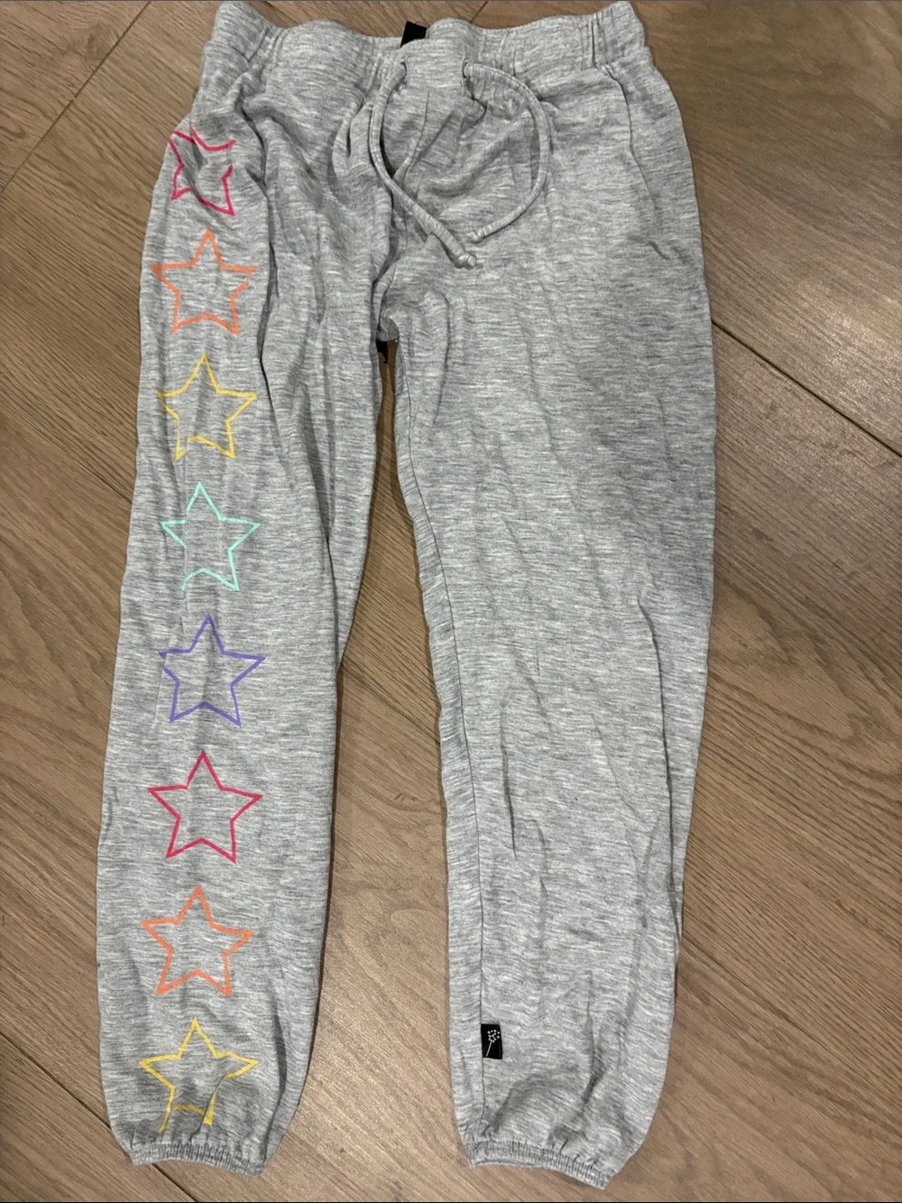 Size 8 Girls' Gray Rainbow Hoodie & Jogger Set - Kids Matching Sets